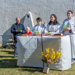 Palmsonntag 2022 am Kirchberg von Deutschfeistritz