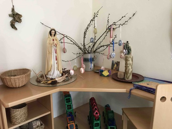 Ostern 2017 im Pfarrkindergarten Altenmarkt  / Pater Ulrich Diel OSB